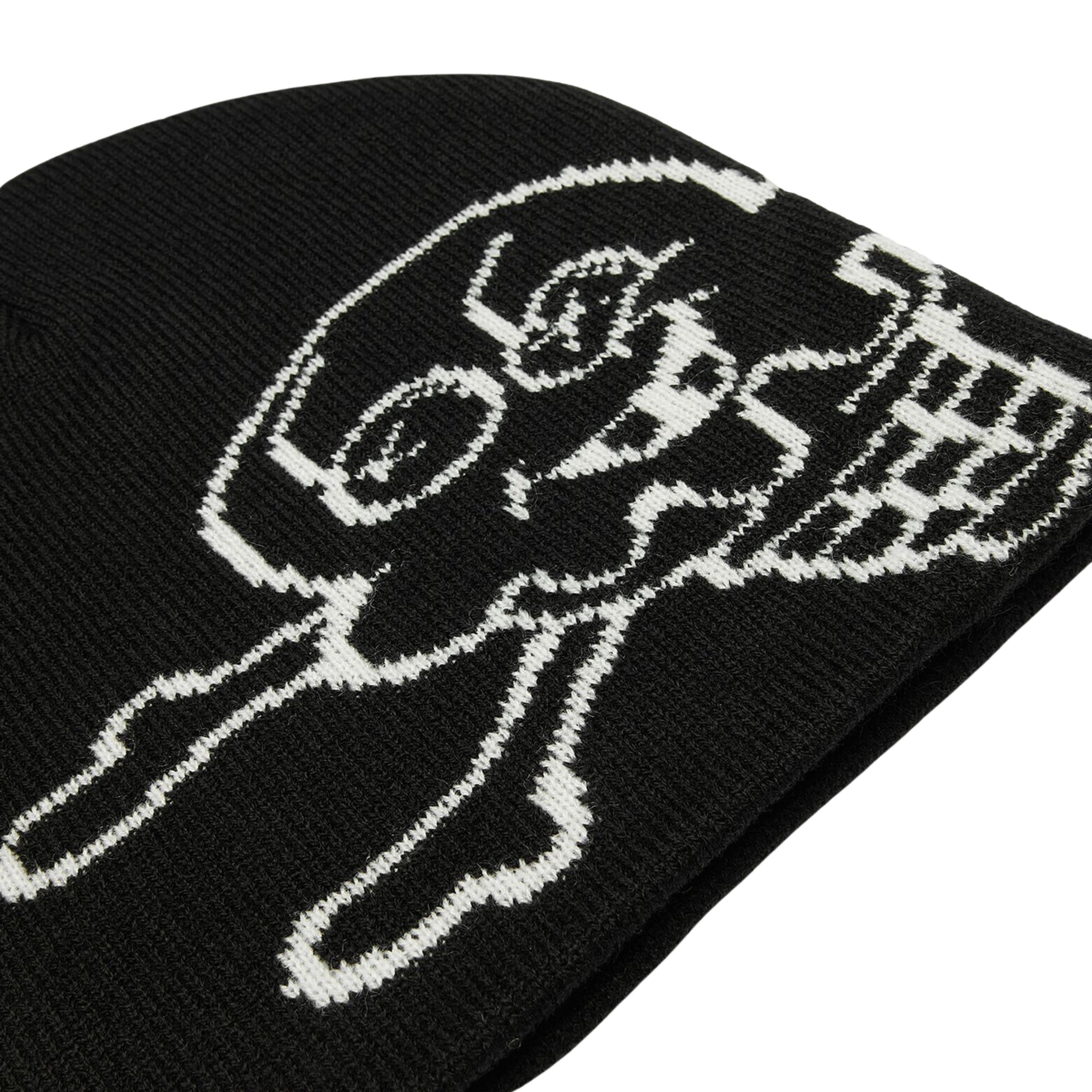 Ice-Cream Beanie Cones & Bones Black