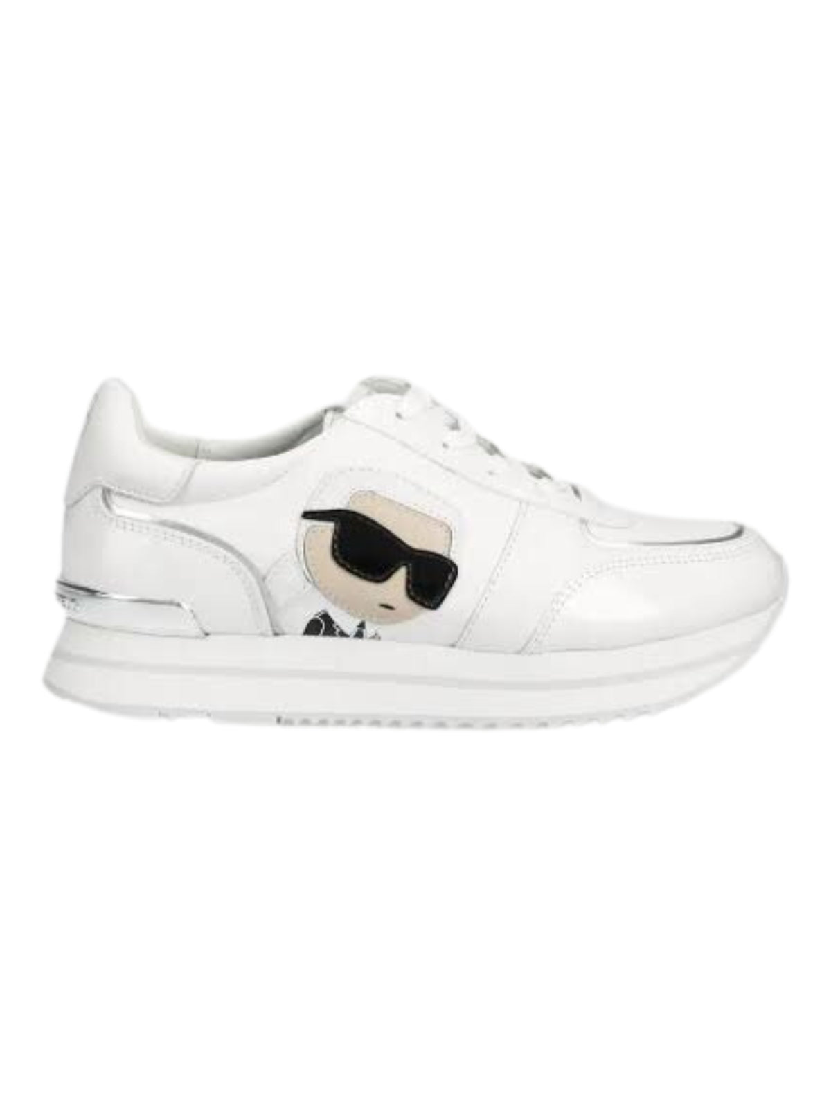 Karl Lagerfeld Sneaker Ladies Velocita Ii Nft Suede White