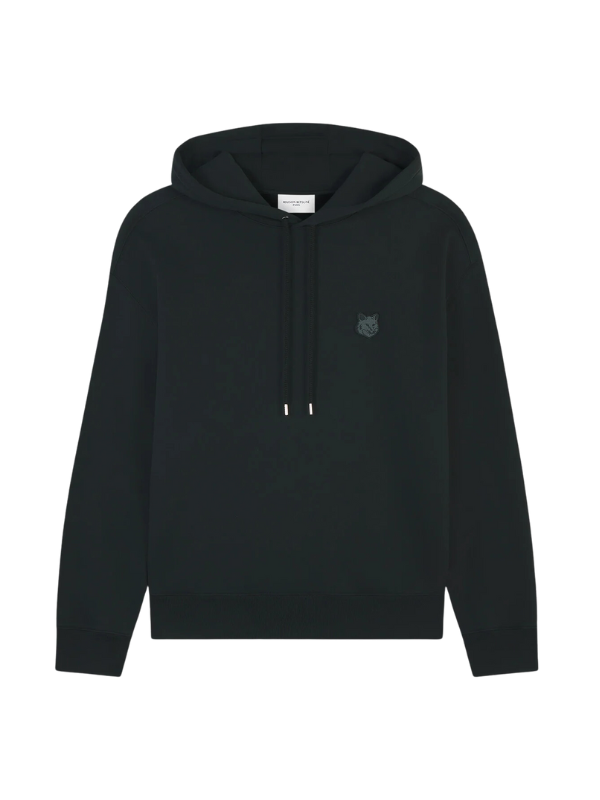 Maison Kitsune Hoodie Bold Fox Head Black