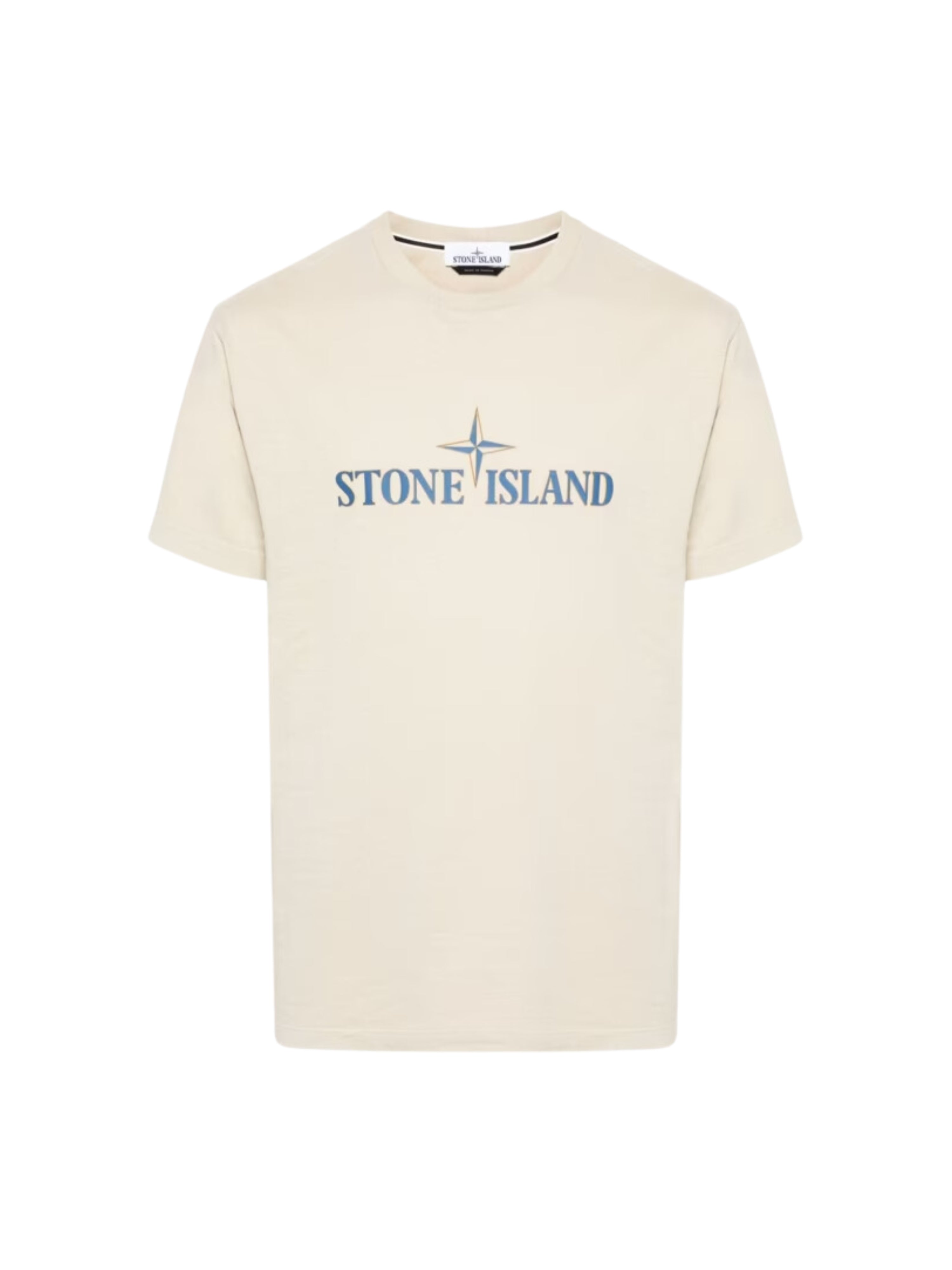 Stone Island T-Shirt Logo Cream