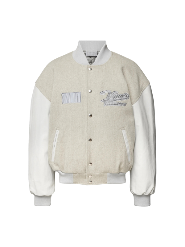 Vtmnts Jacket Varsity Mono White