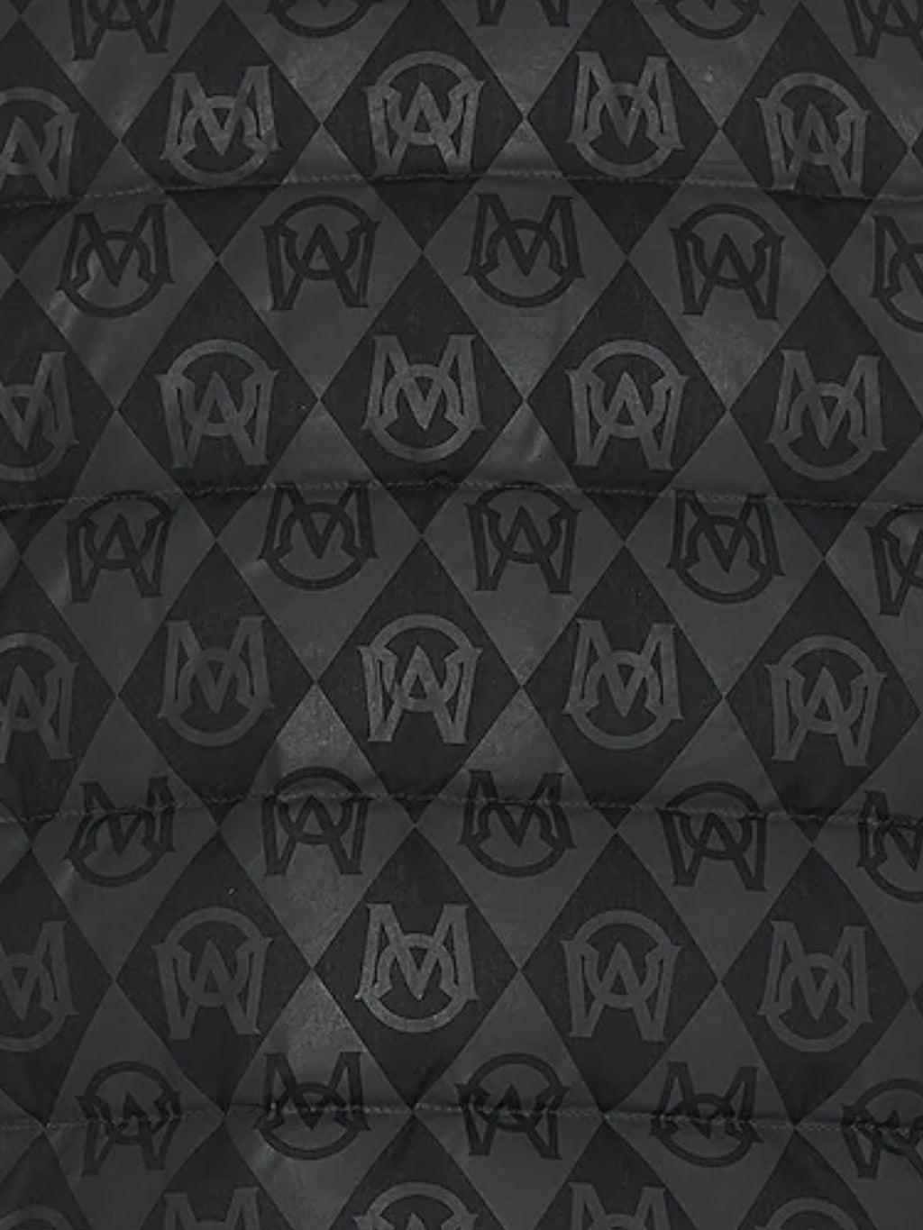 Moncler Jacket Bourne Allover Print Black