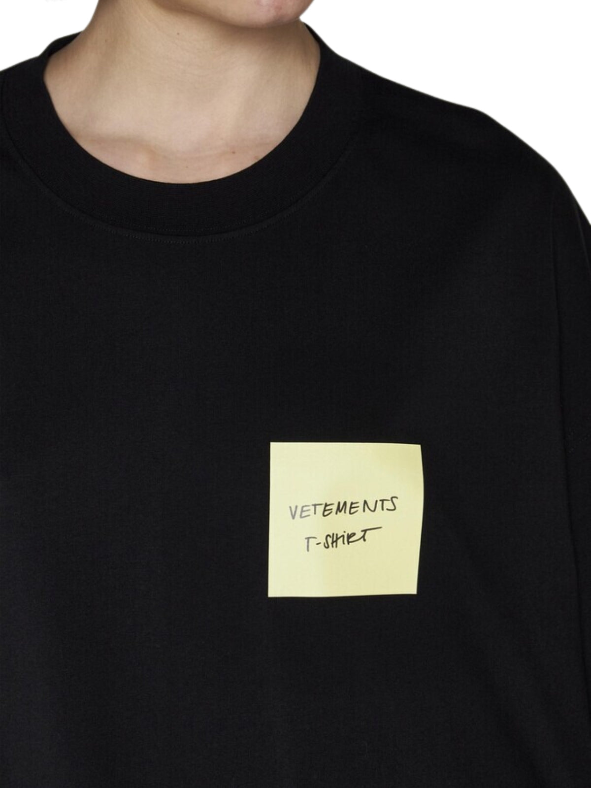 Vetements T-Shirt Patch Black