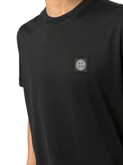 Stone Island T-Shirt Logo Black