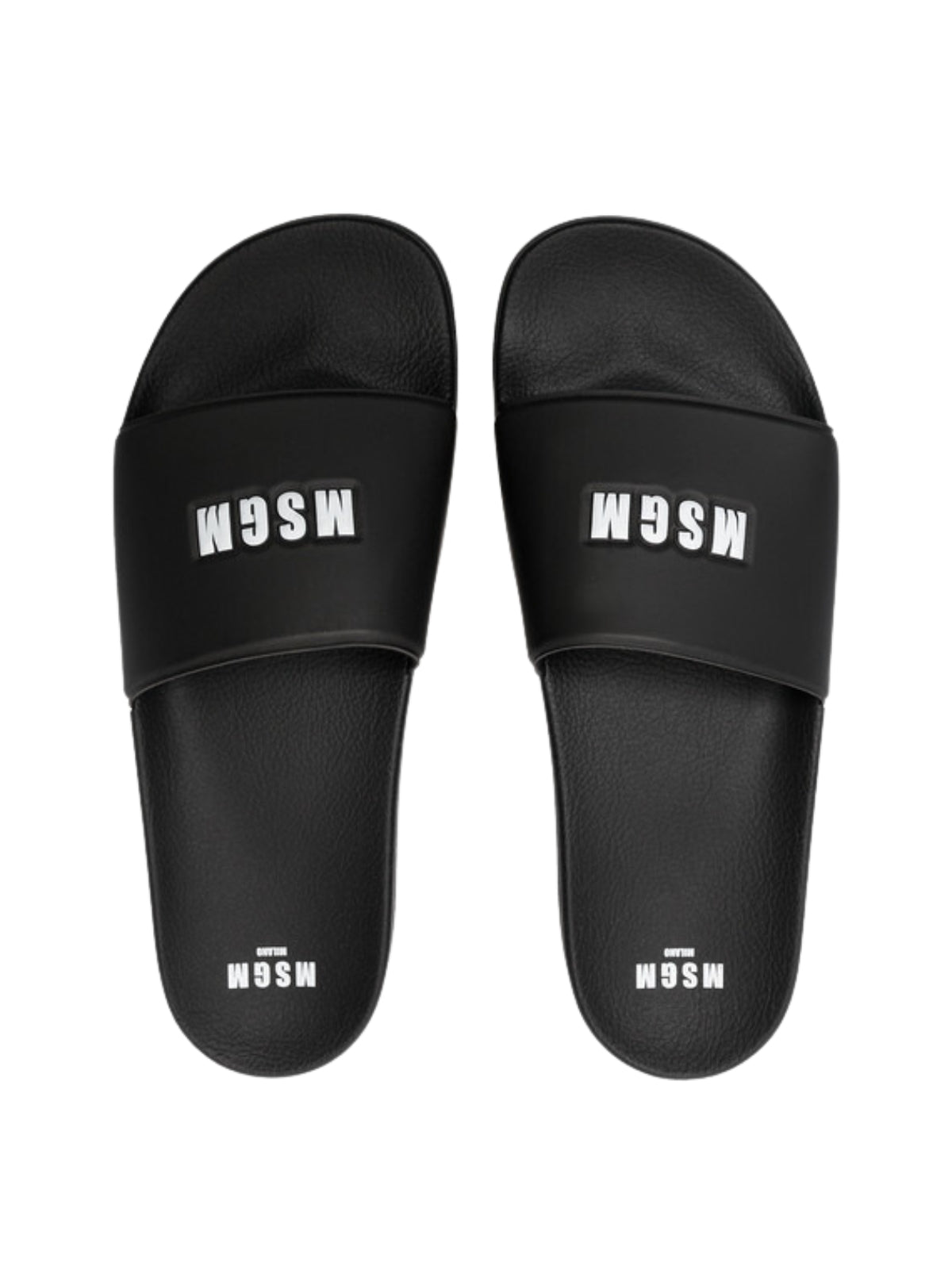 Msgm Slide Logo Full Black