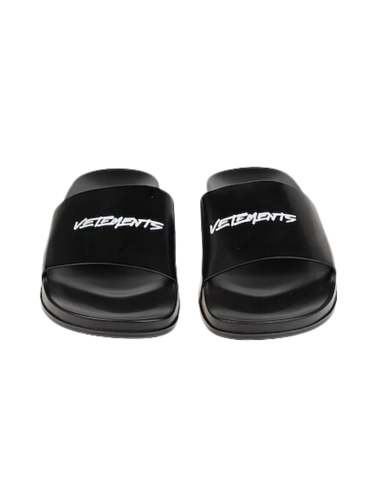 Vetements Slides Logo Black