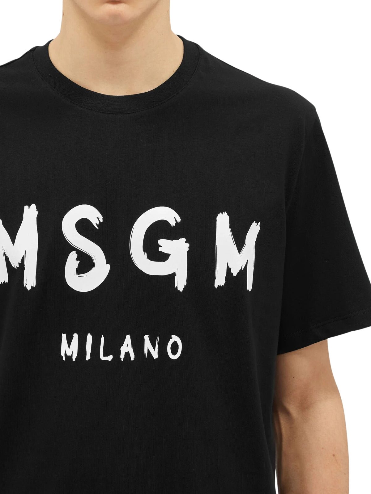Msgm T-Shirt Logo Black