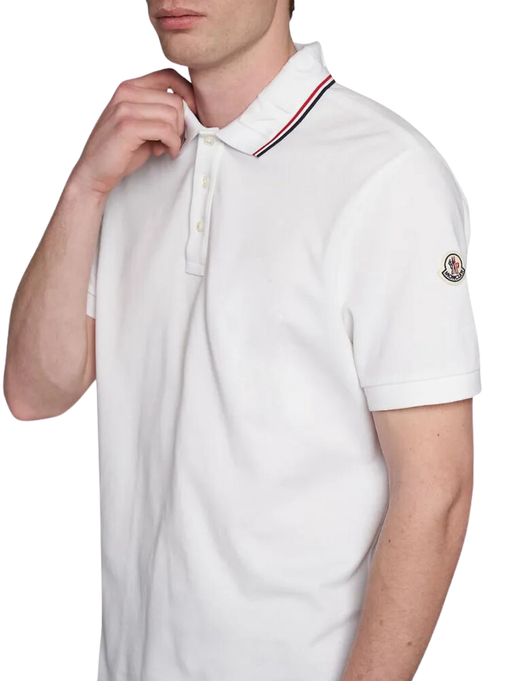 Moncler Golfer Logo White