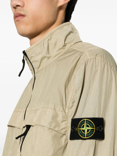 Stone Island Jacket Logo Brown