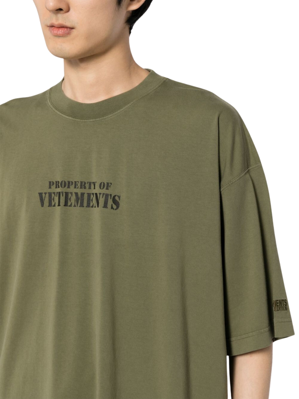 Vetements T-Shirt Property Green