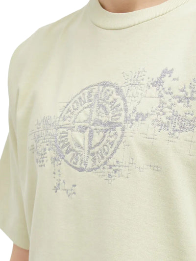 Stone Island T-Shirt Logo Light Green
