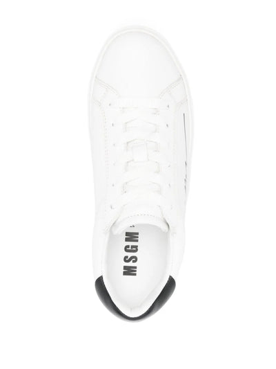 Msgm Sneaker Signature Logo White