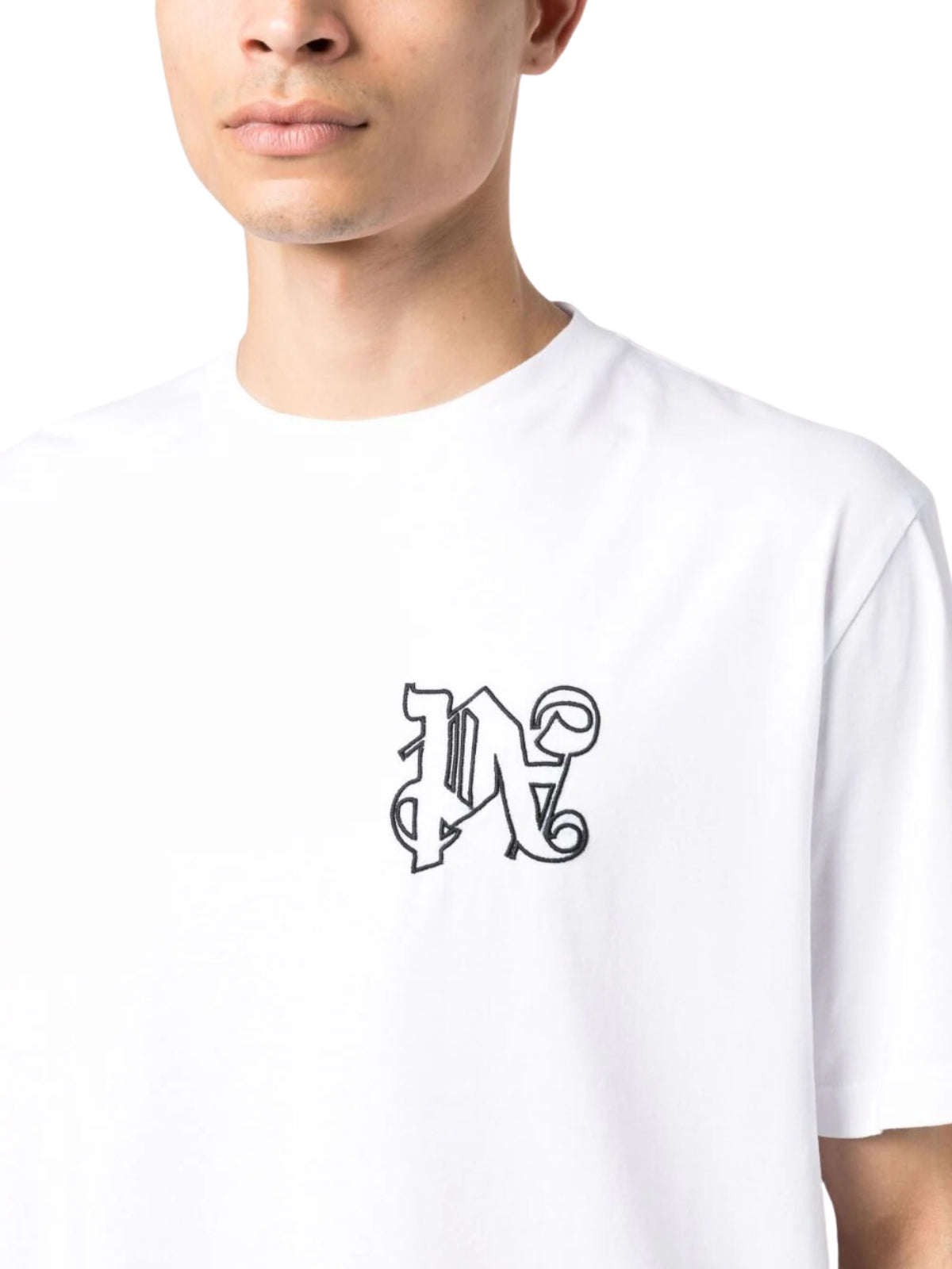 Palm Angels T-Shirt Side Logo White
