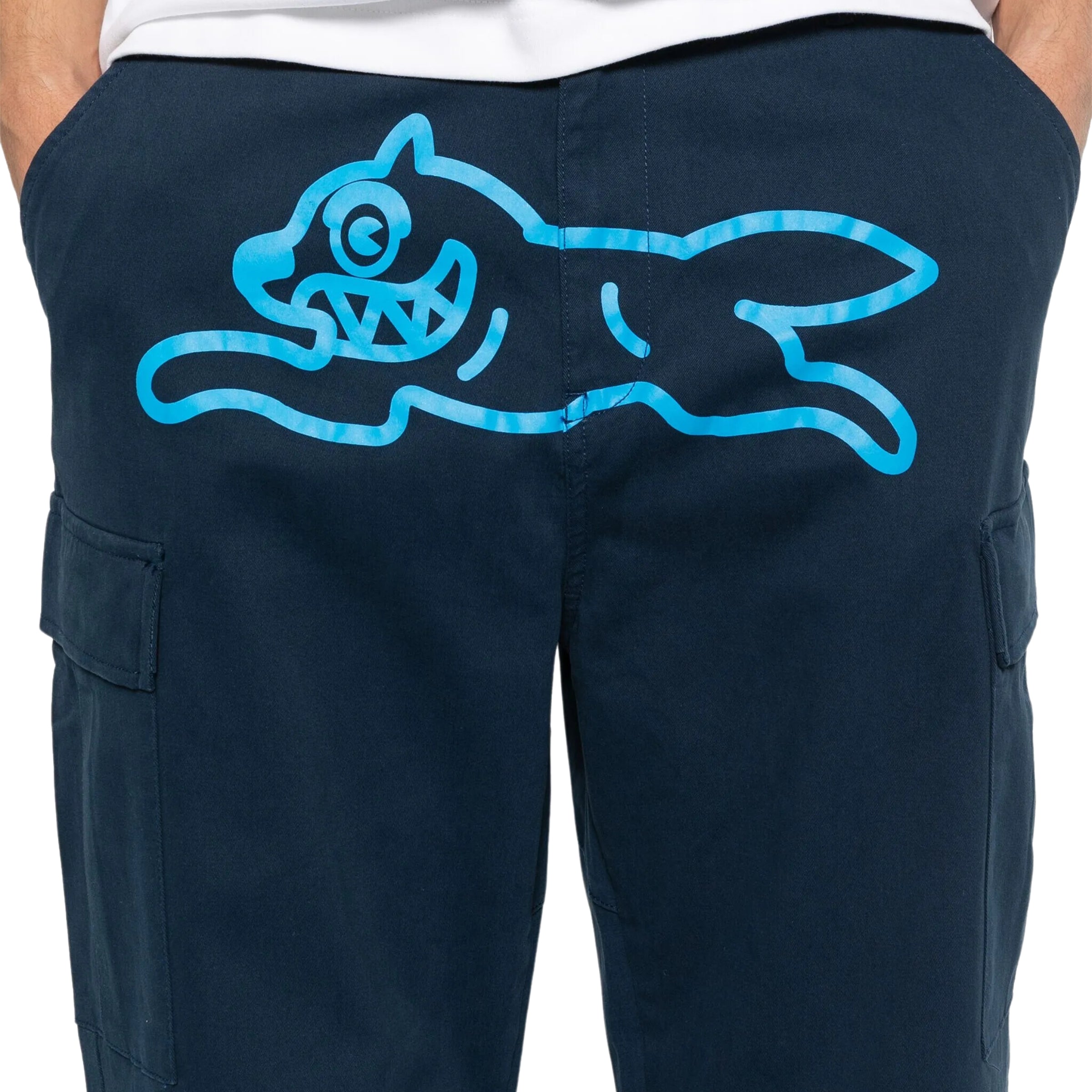 Ice-Cream Cargo Pants Running Dog Navy