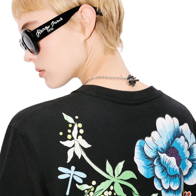 Kenzo Dress Flowers Black