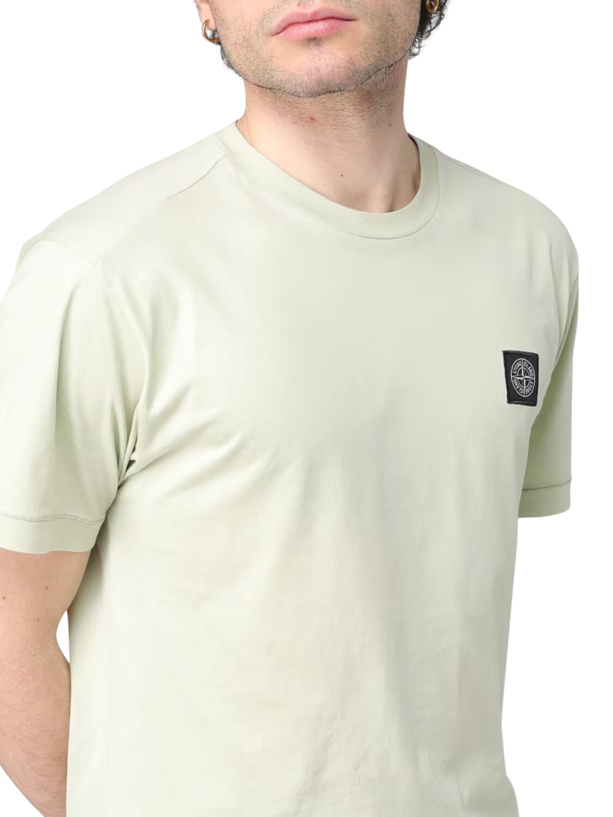 Stone Island T-Shirt Logo Light Green