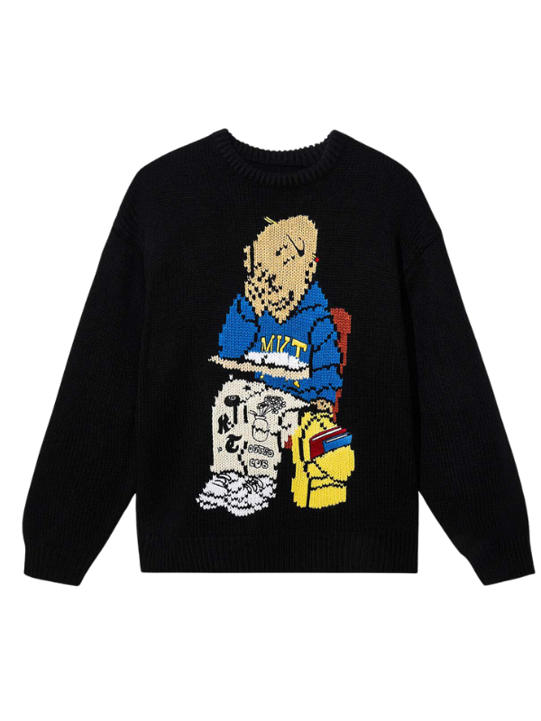 Market Sweater Making The Grade Bear Black