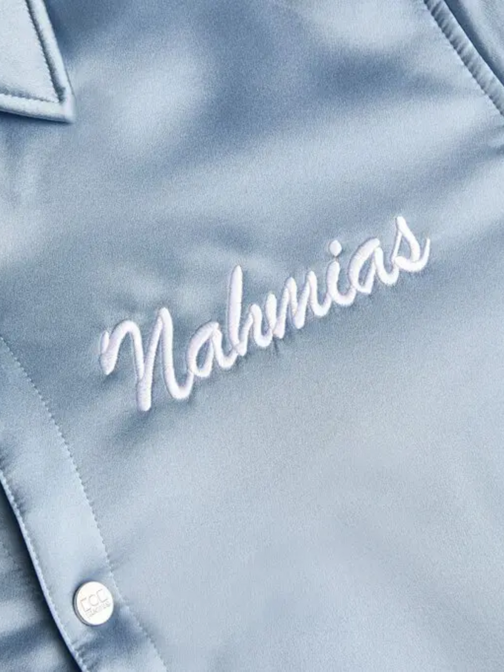 Nahmias Jacket Coach Miracle Academy Silk Dusty Blue