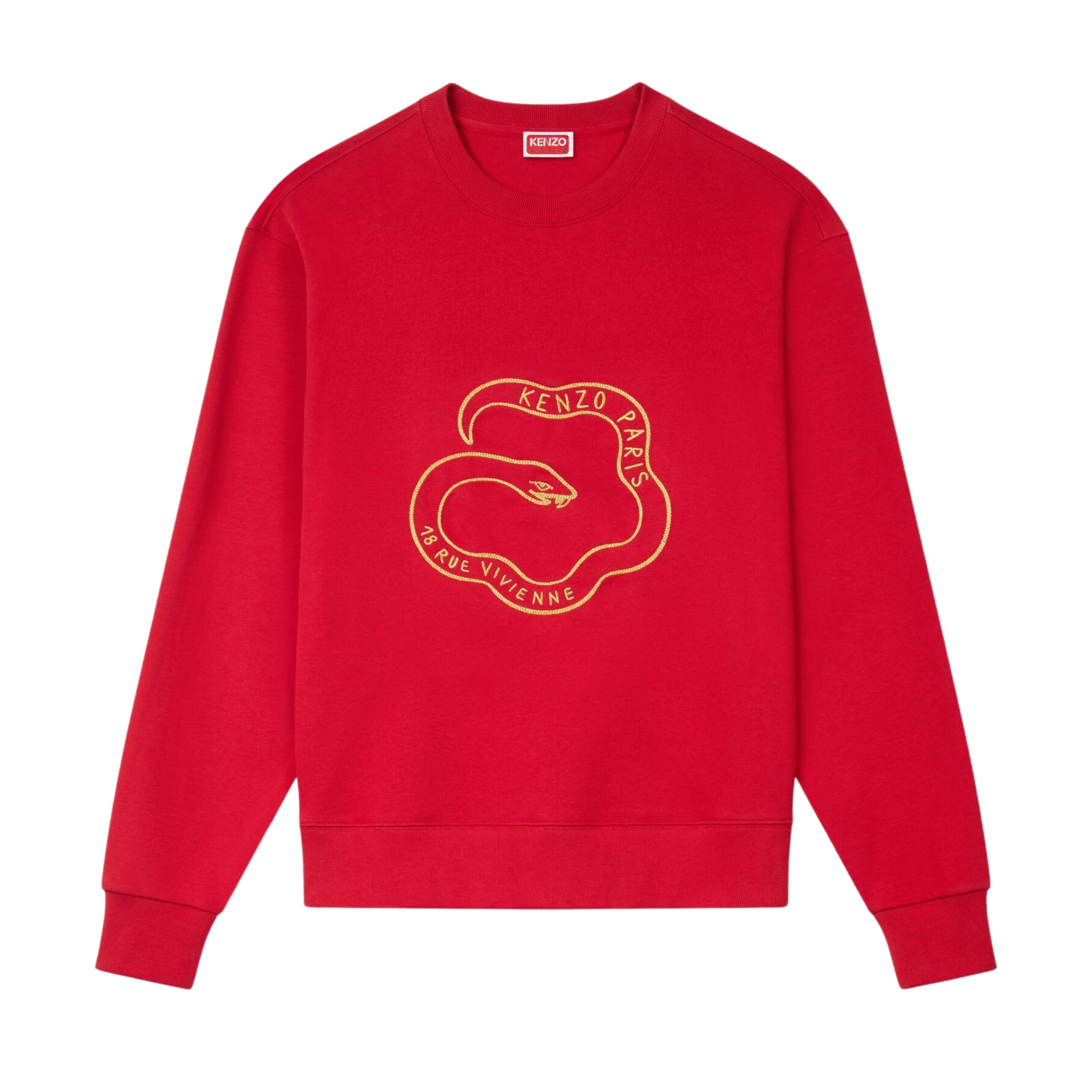 Kenzo Sweater Centre Snake Red