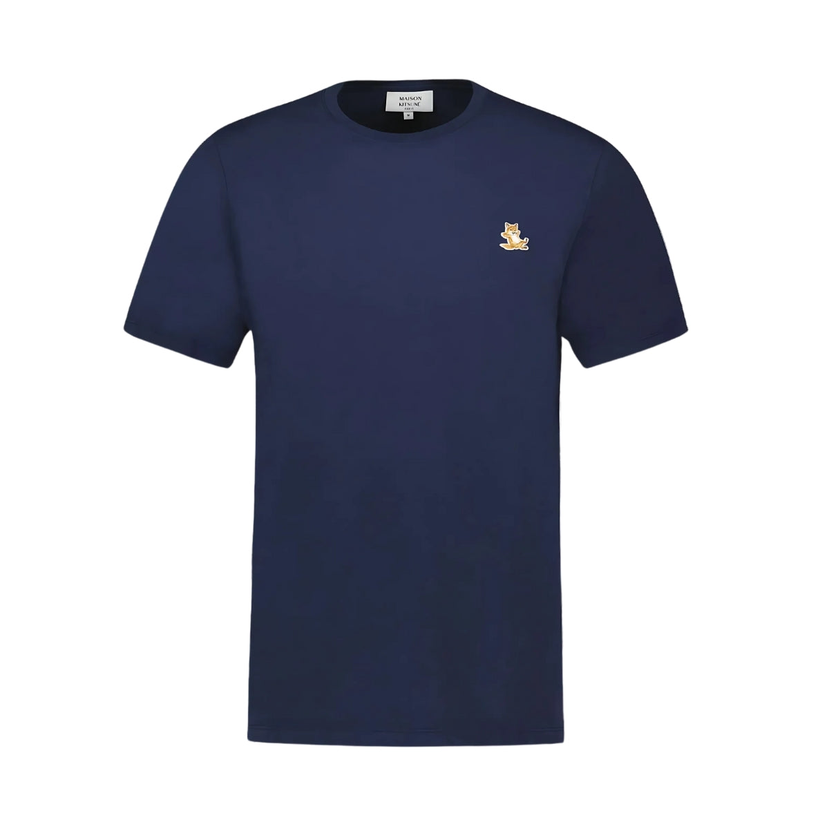 Maison Kitsune T-Shirt Chillax Fox Patch Eclipse Blue