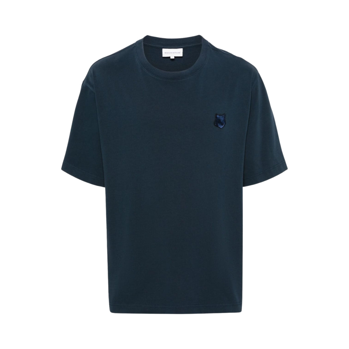 Maison Kitsune T-Shirt Bold Fox Head Patch Deep Navy