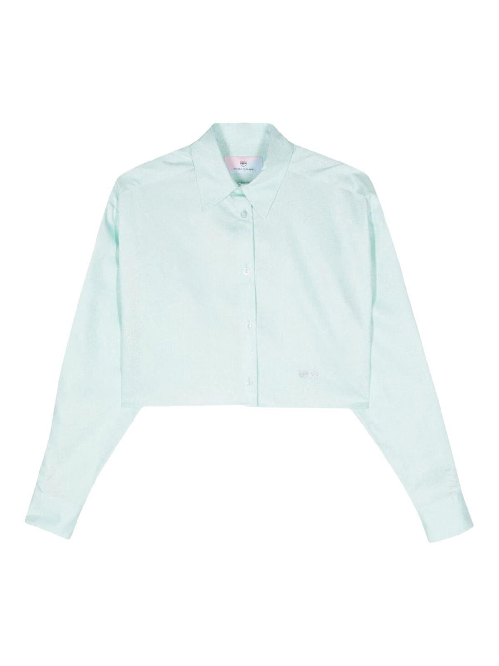Chiara Ferragni Jacket Track Crop Aqua