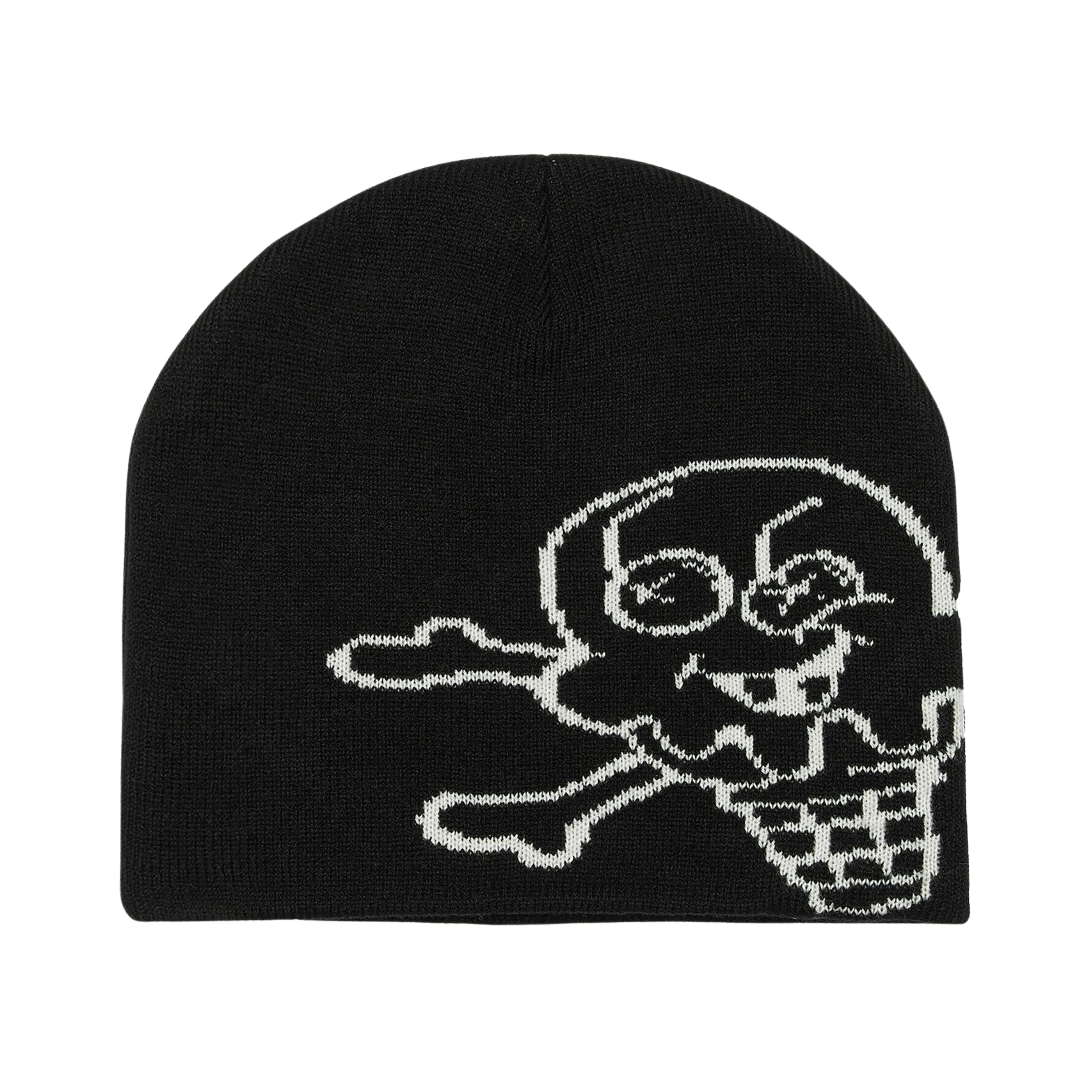 Ice-Cream Beanie Cones & Bones Black