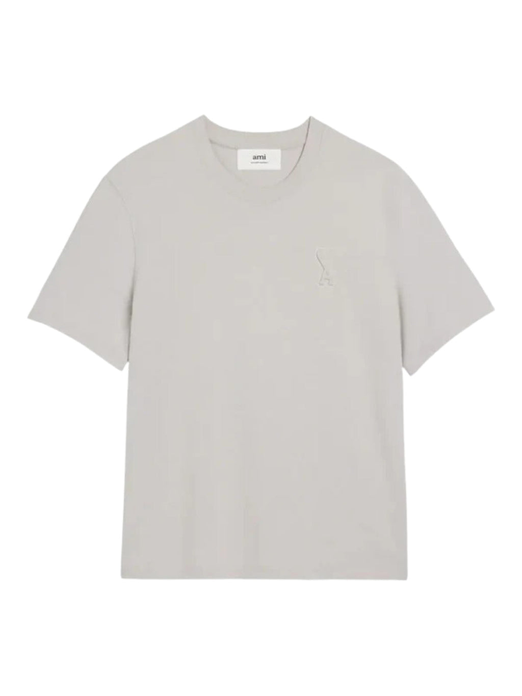 Ami T-Shirt Logo Chalk