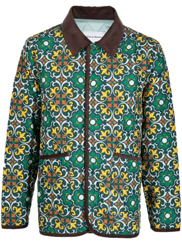 Drole De Monsieur Jacket Pattern Green