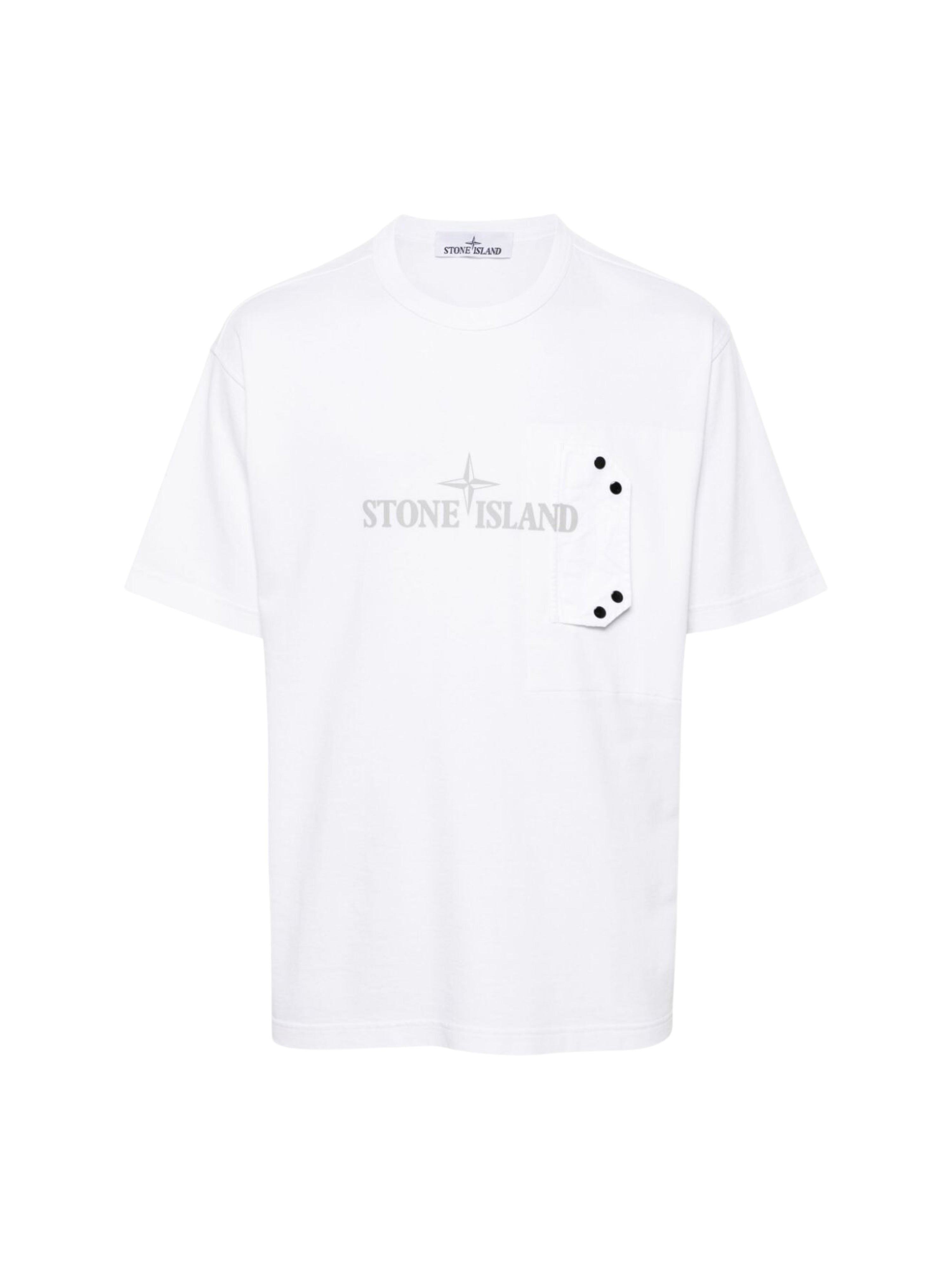 Stone Island T-Shirt Logo White