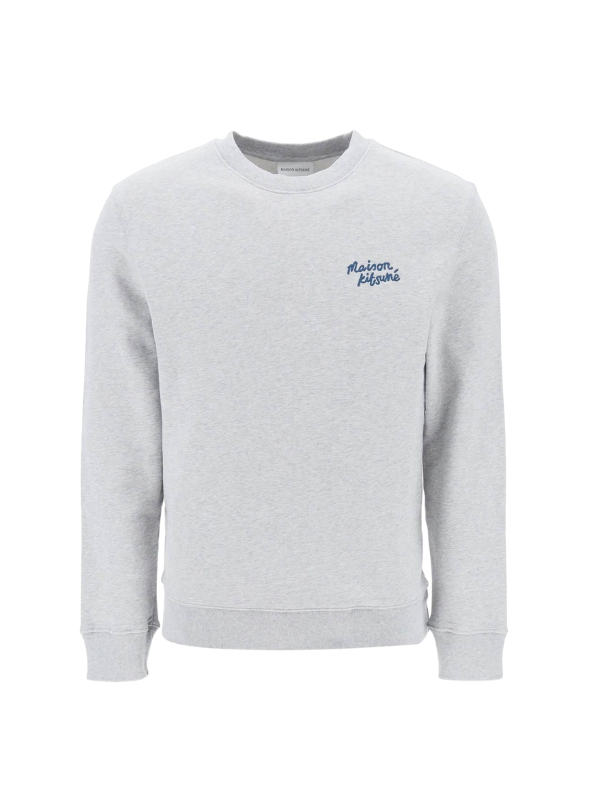 Maison Kitsune Sweater Mk Hand Light Grey
