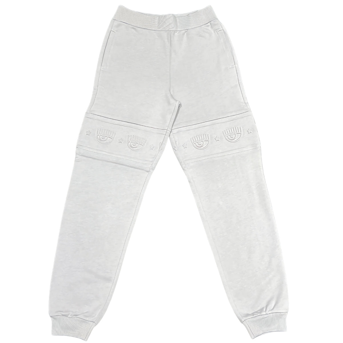 Chiara Ferragni Track Pants Logo Mania Grey