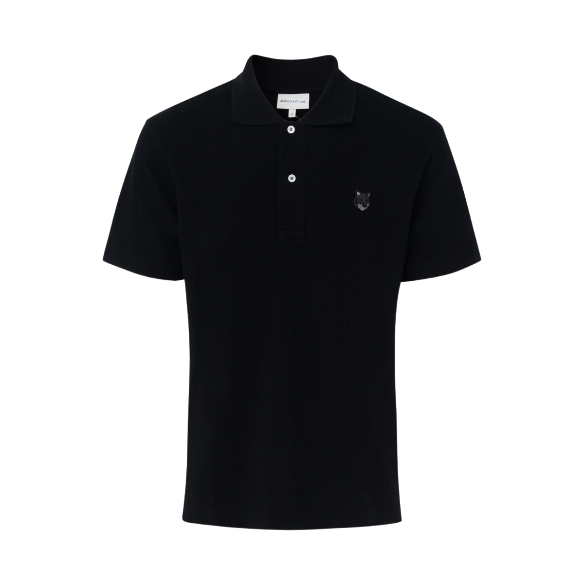 Maison Kitsune Golfer Bold Fox Head Black