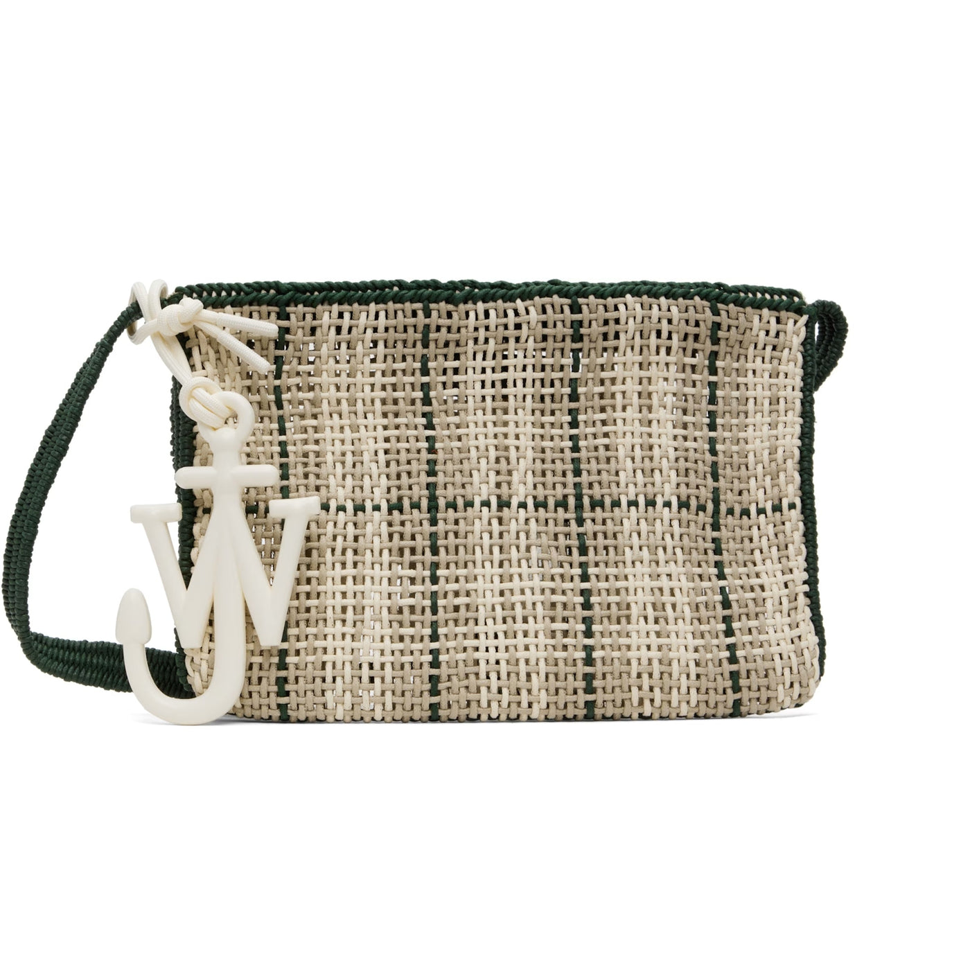 Jw Anderson Bag Checked Market Grey-Green