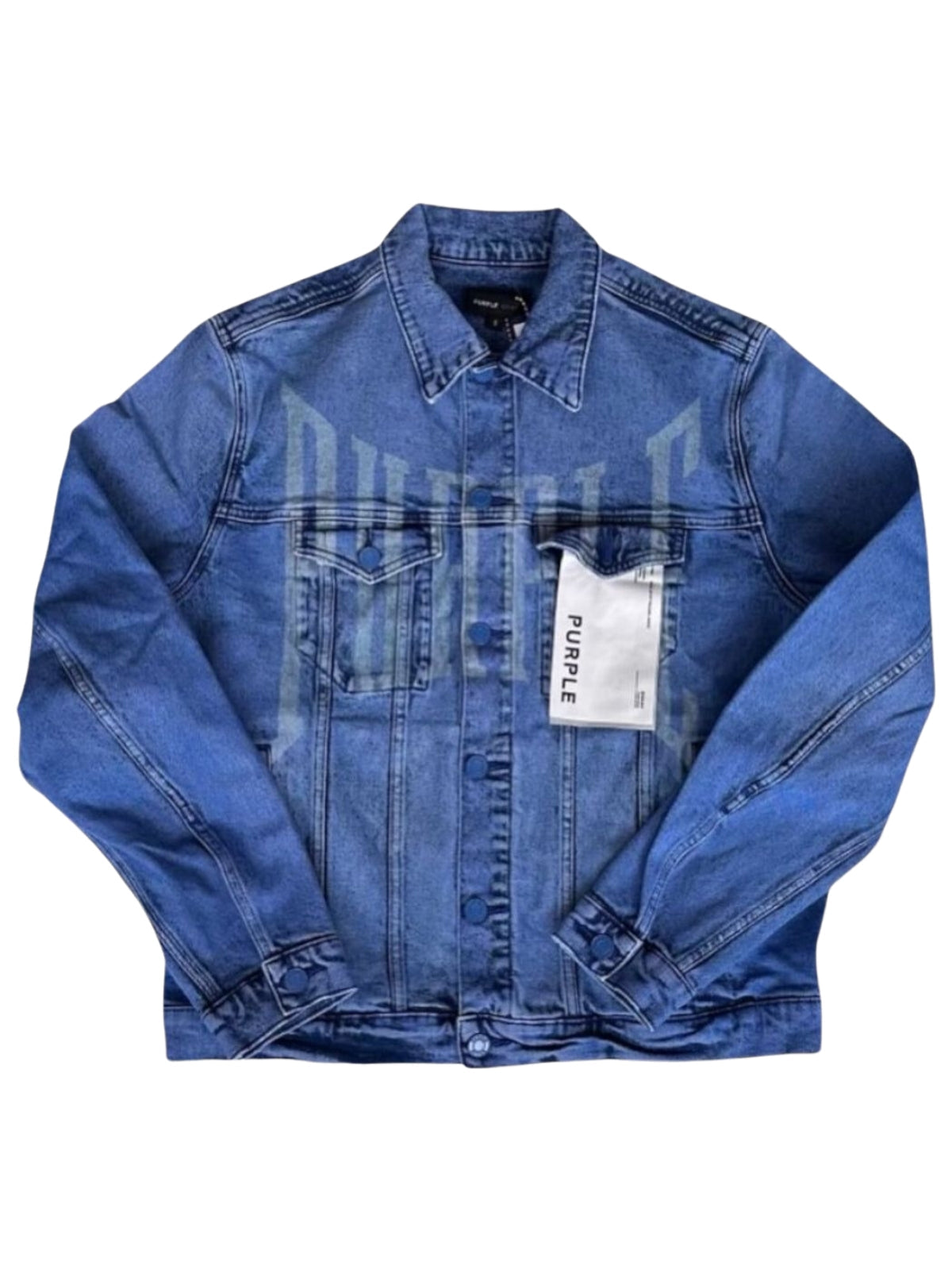 Purple Jacket Laser Upper Cut Trucker Blue