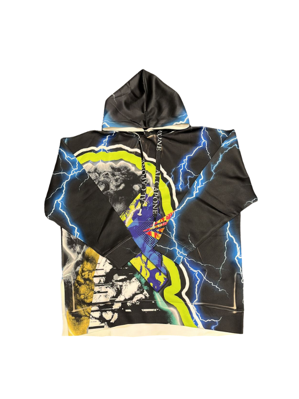 Plus Hoodie Fay Narcomanic Ac Allover Print