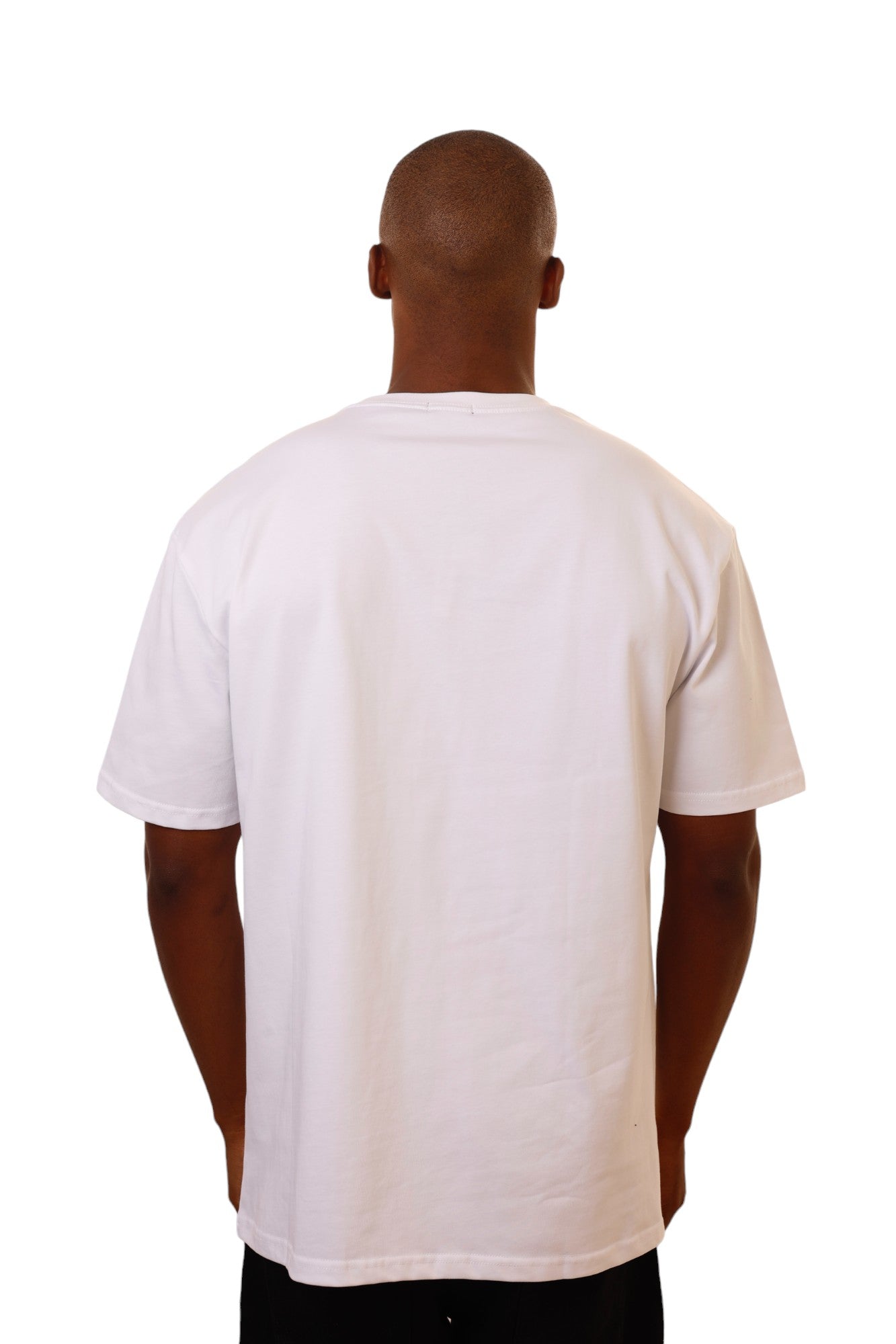 Capone T-Shirt Leather Patch White