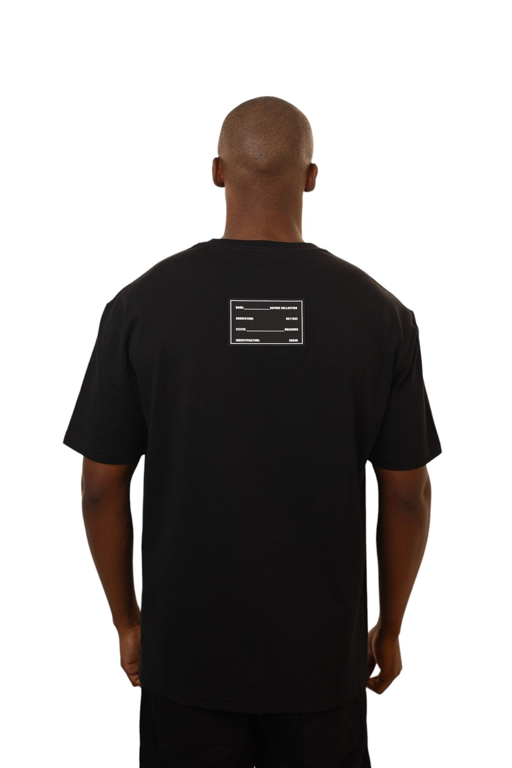 Capone T-Shirt Name Tag Black