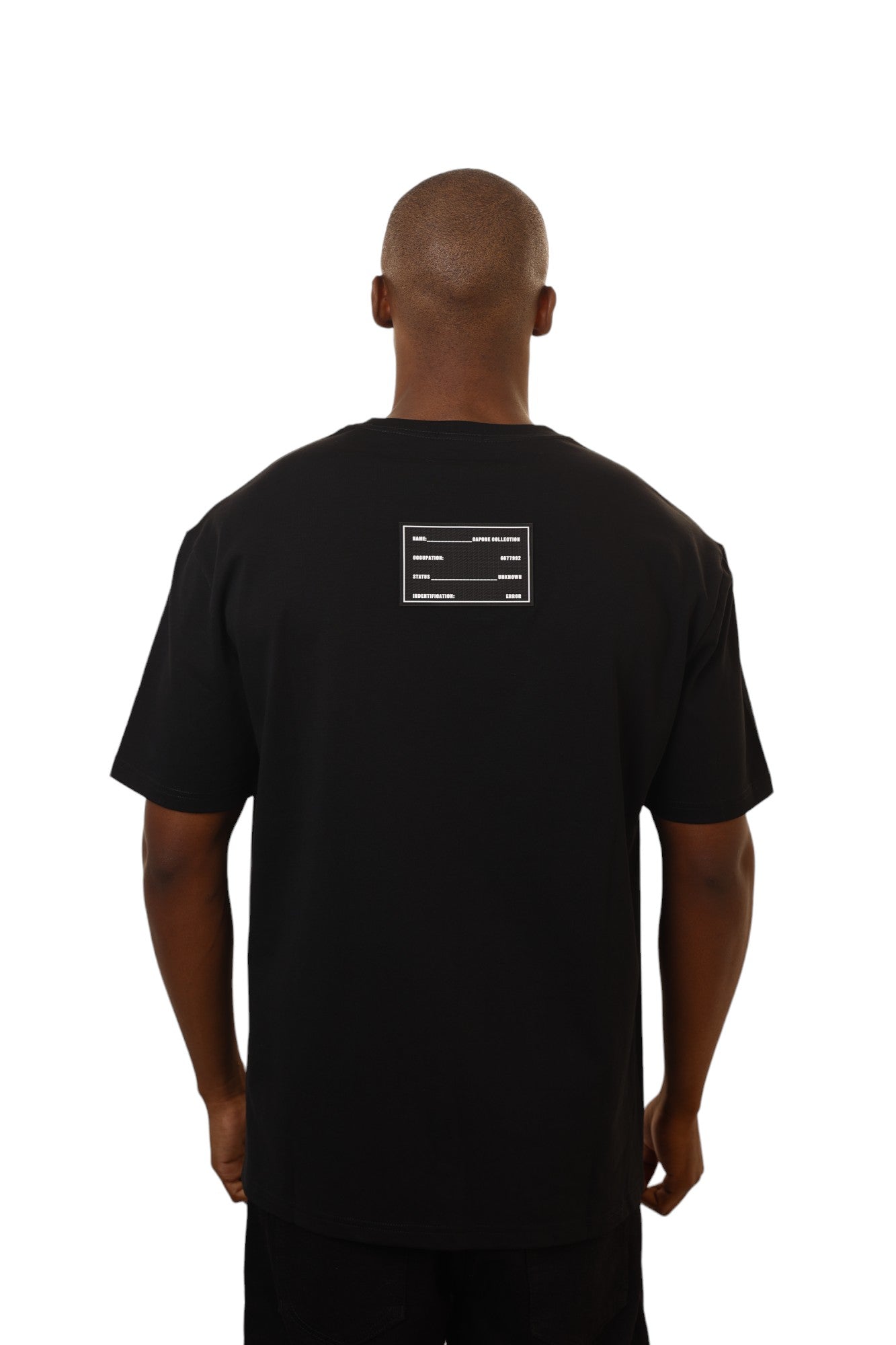 Capone T-Shirt Name Tag Black