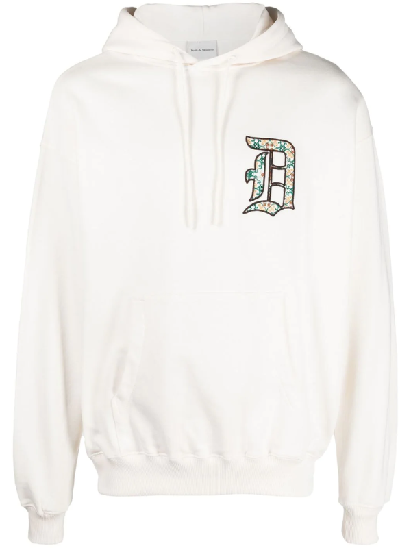 Drole De Monsieur Hoodie Mini Logo Cream