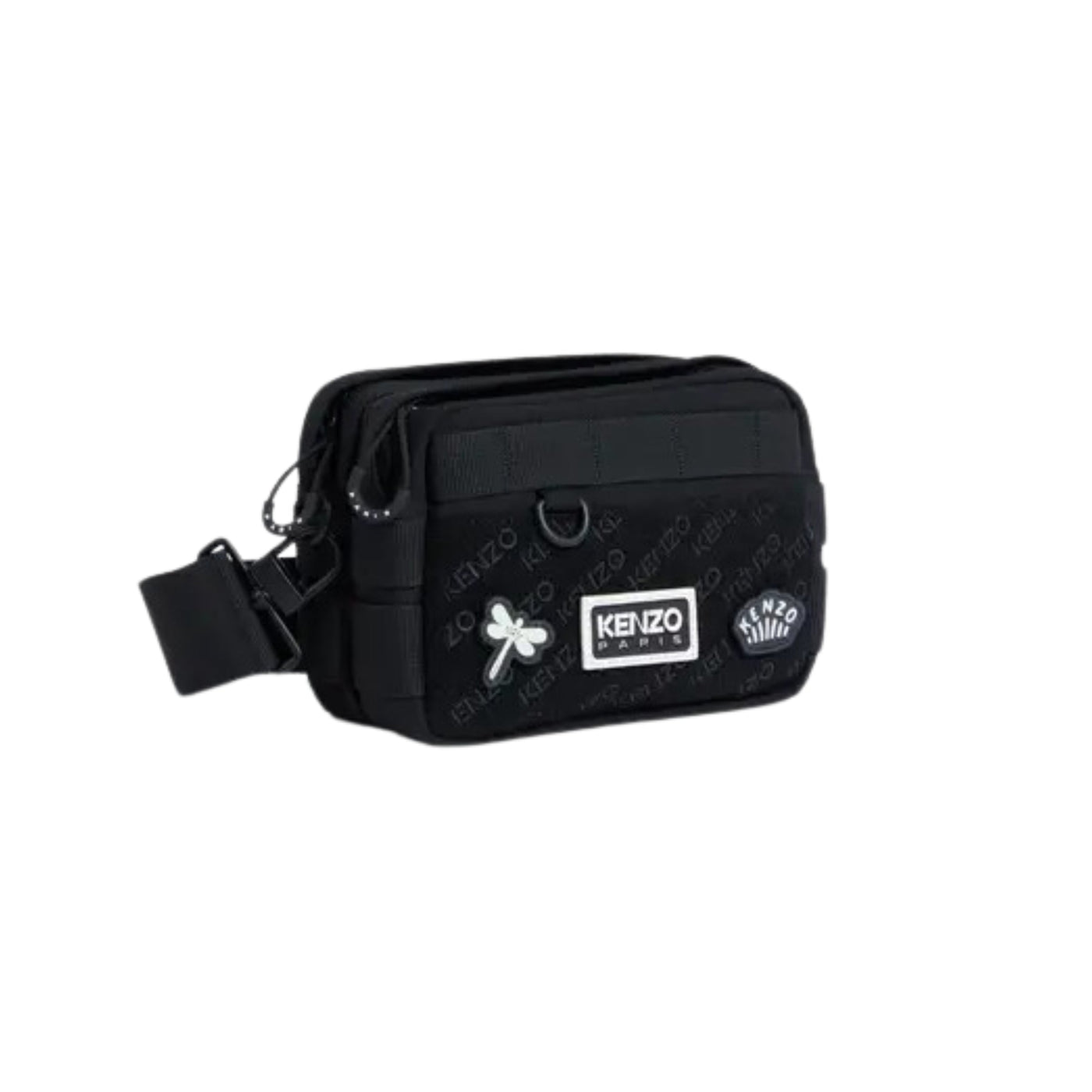 Kenzo Bag Belt Mono Logo Black