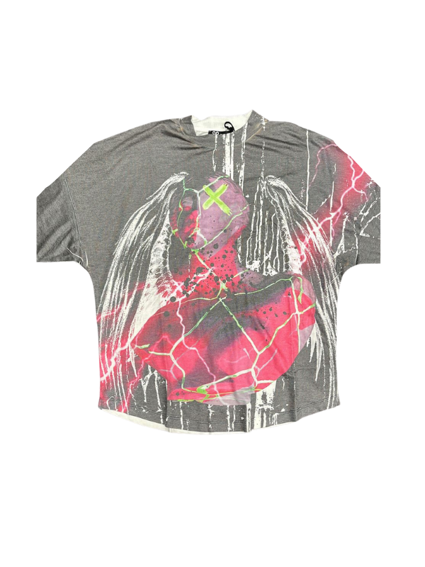 Plus T-Shirt Terry Argarius Ac Allover Print