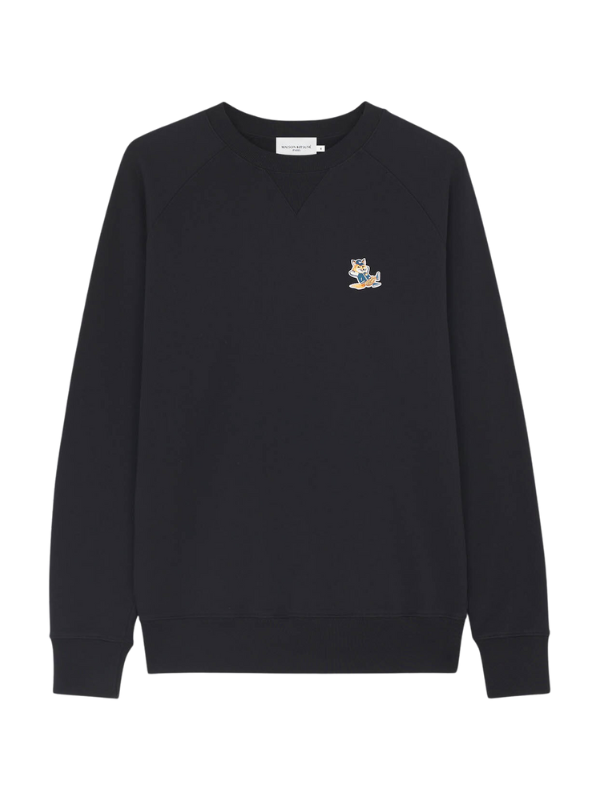 Maison Kitsune Sweater Dressed Fox Black
