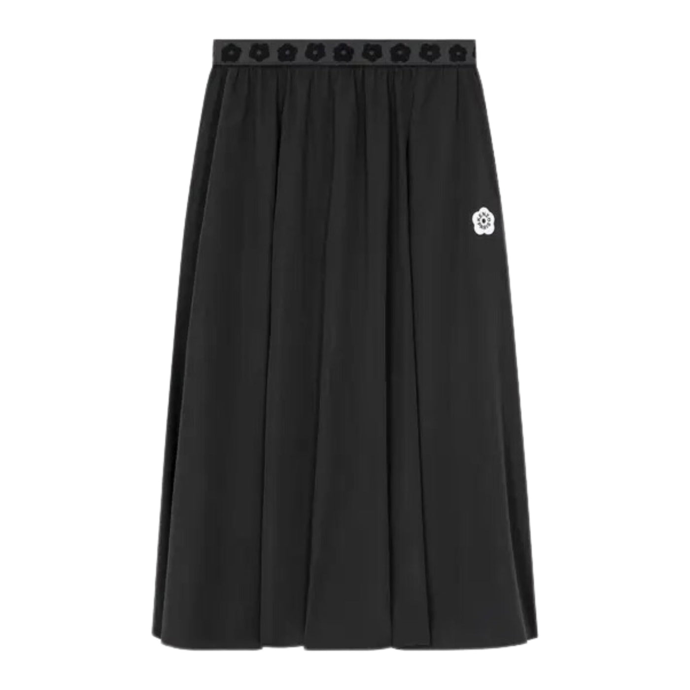 Kenzo Skirt Flower Black