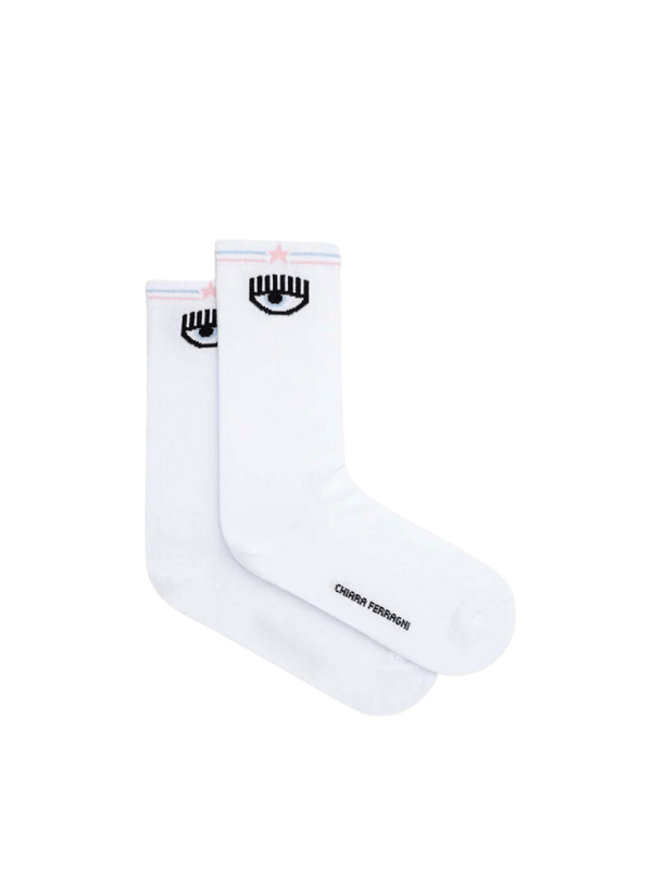 Chiara Ferragni Socks Calzini White