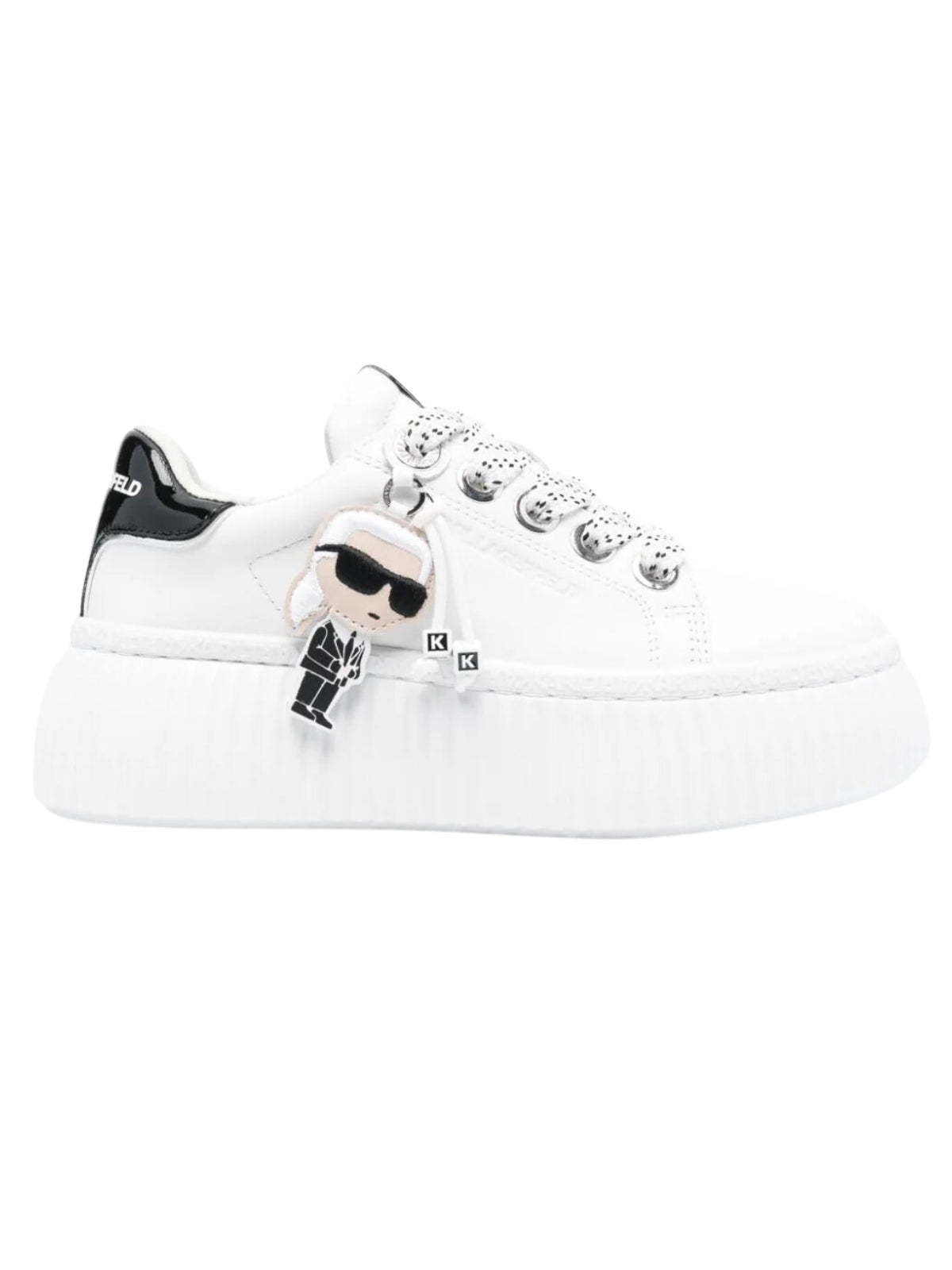 Karl Lagerfeld Sneaker Ladies Kreeper Lo Pendant White