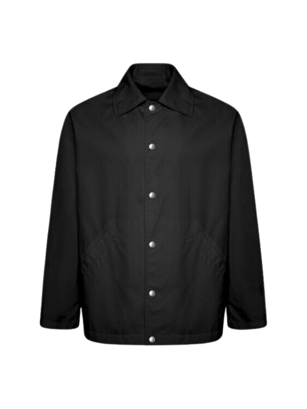 Jil Sander Jacket Logo Back Black