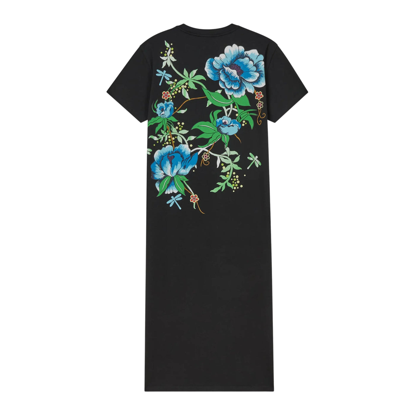 Kenzo Dress Flowers Black