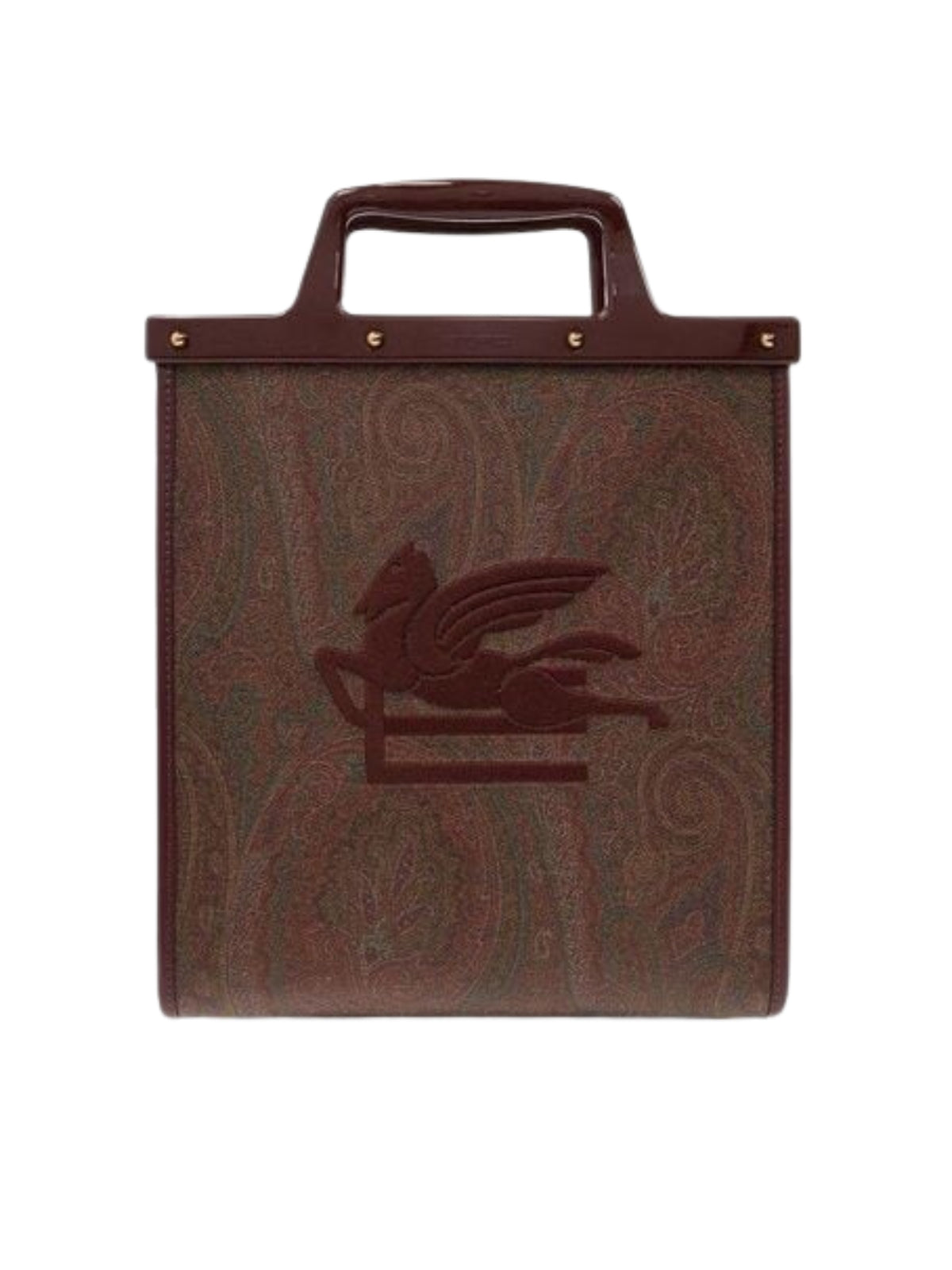 Etro Bag Shopping Love Trotter Leather Maroon