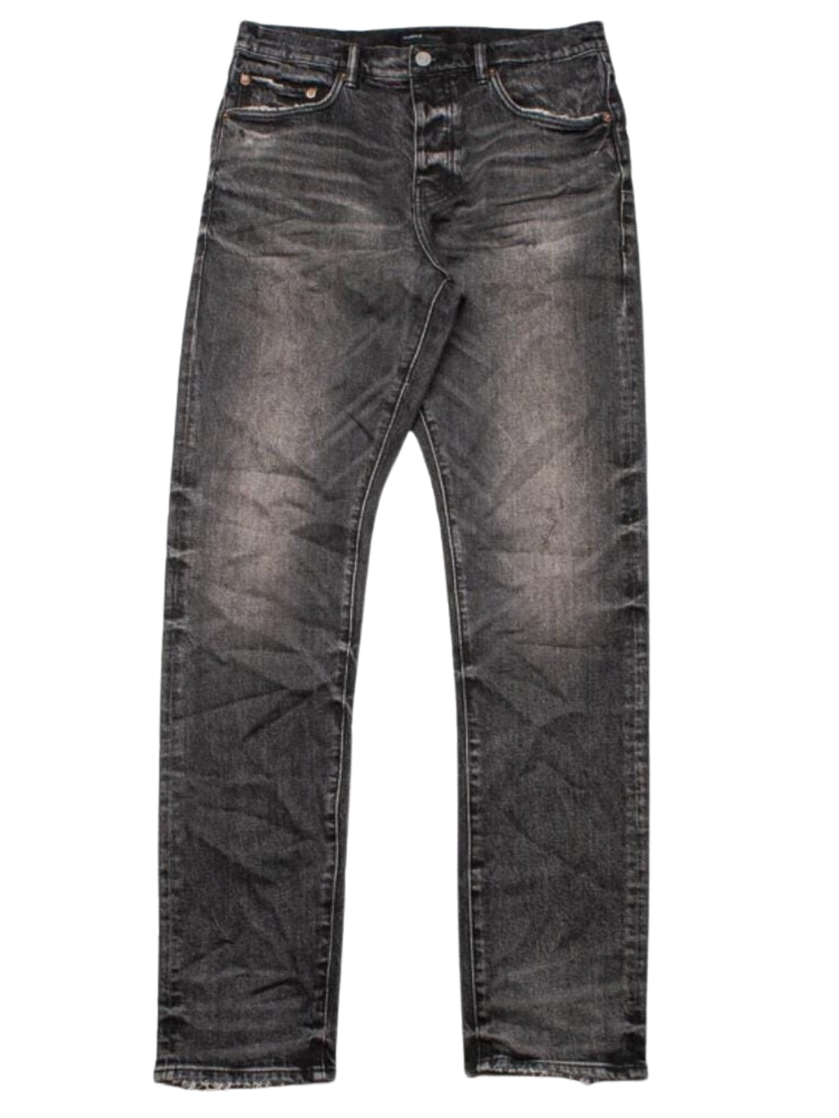 Purple Jeans Crinkle Black